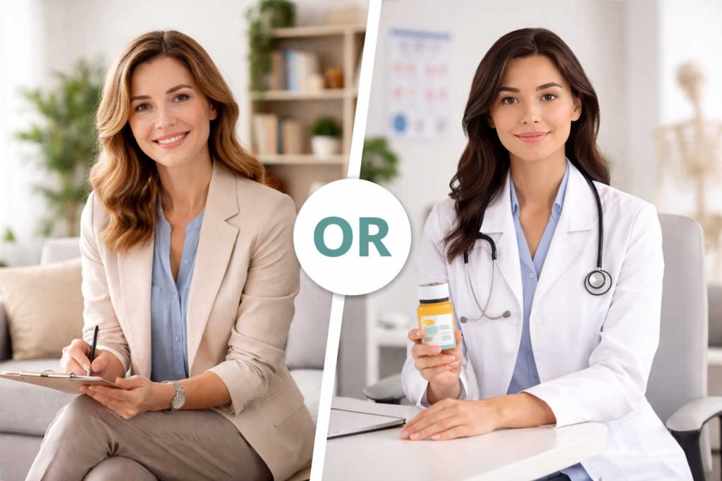 Психолог или психиатър