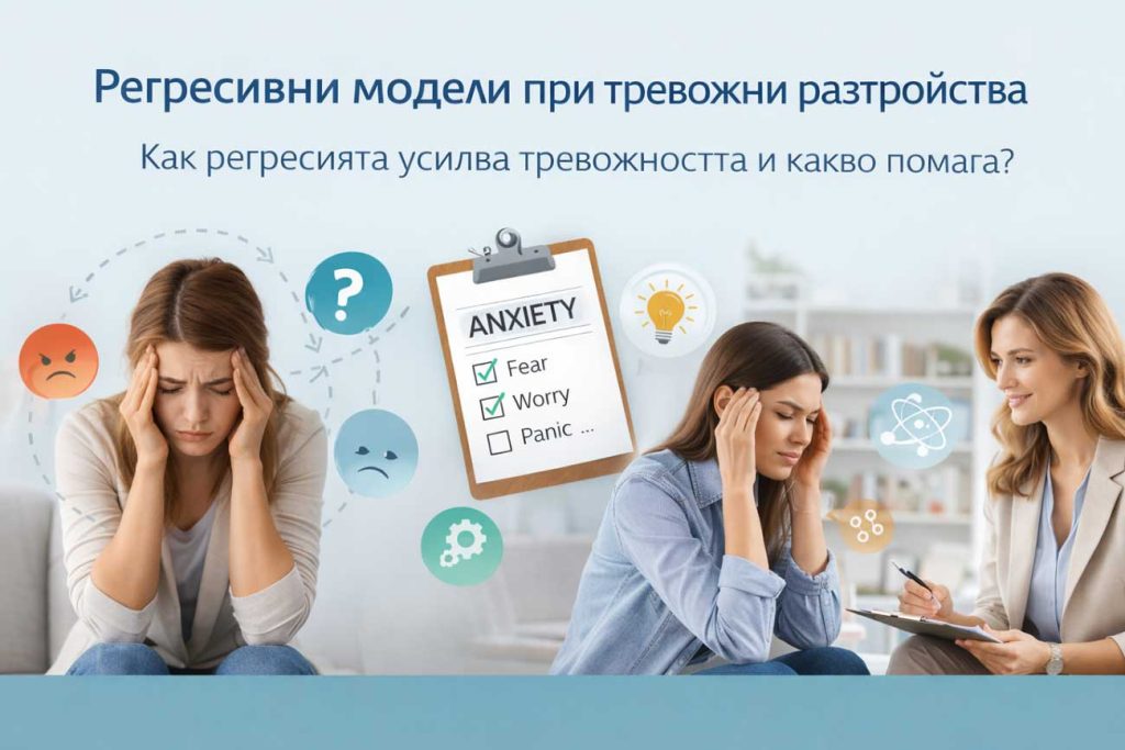 Регресивни модели при тревожни разстройства. Как регресията усилва тревожността и какво помага?